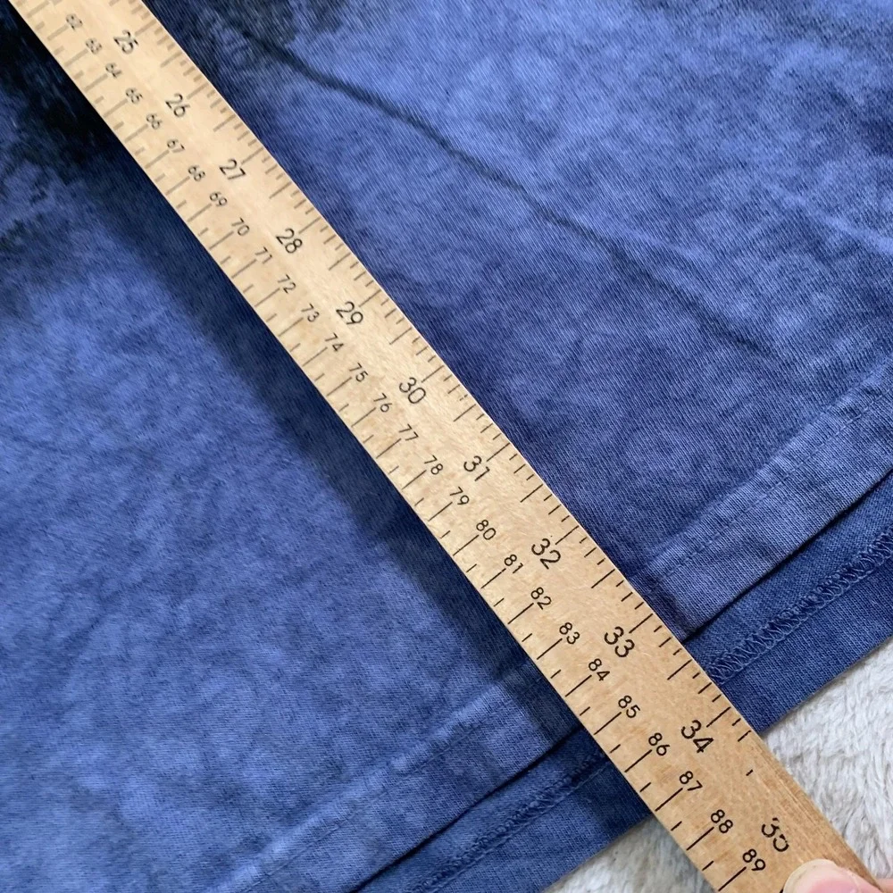 The Mountain Shirt Mens 2XL Blue Bald Eagle American Flag Monarch Crest‎ Tie Dye - Picture 7 of 10